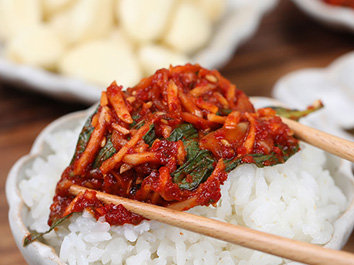 마늘밤깻잎김치