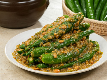 오이고추된장무침